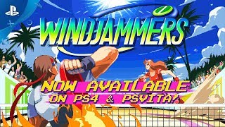 Windjammers  Launch Trailer  PS4 PS Vita [upl. by Ylelhsa]