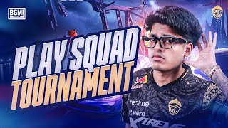 PLAY SQUAD TOURNAMENT  JONATHAN IS BACK  BGMI [upl. by Hazelton]