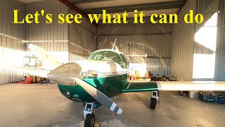 Mooney M20E Performance Test [upl. by Konyn]