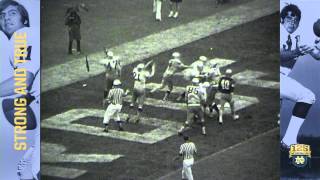 1971 vs Purdue The Genuflect Play  125 Years of Notre Dame Football  Moment 013 [upl. by Ymmot]