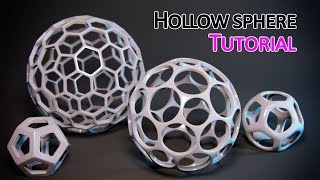 Tutorial  Quickly Create a hollow sphere in 3ds Max [upl. by Sorel946]