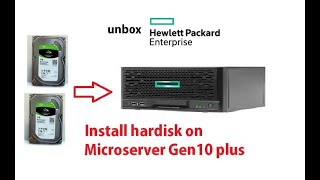 unbox HPE Microserver Gen10 Plus  HP G10 [upl. by Sonstrom]