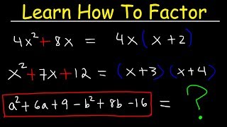 Factoring Trinomials amp Polynomials Basic Introduction  Algebra [upl. by Ahsiadal]