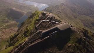 Snowdon Mountain Railway 2016 Drone Footage [upl. by Slyke]