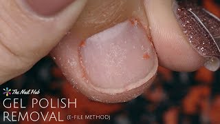 How to Properly Remove Gel Polish EFile Method [upl. by Mullac702]