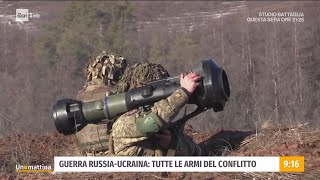 Guerra Russia Ucraina tutte le armi del conflitto  Unomattina  28032022 [upl. by Granoff689]