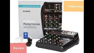 Dixon 4 Channel MixerStudio Interface Review amp Unboxing DaLGrey [upl. by Issirk]