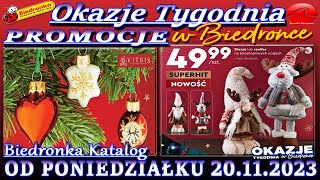 Biedronka  Nowy Katalog Promocyjny Od 20112023 Promocje w Biedronce – Katalog [upl. by Muller]