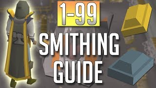 OSRS InDepth FULL 199 SMITHING Guide Best Methods [upl. by Laddie]