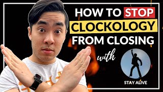 How To STOP Clockology Closing Using STAY ALIVE  Custom Apple Watch Faces [upl. by Tarrsus567]