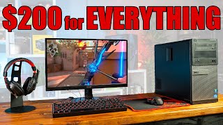 200 Full PC Gaming Setup and How to Upgrade It Over Time [upl. by Naoma]