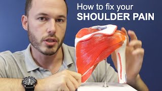 Immediate Relief Home Exercises For Shoulder Pain [upl. by Eseneg]