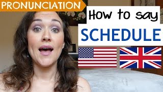 How to Pronounce SCHEDULE US UK amp Australian pronunciation [upl. by Stover]