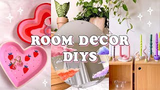 how to make your room AESTHETIC with DIYs 🎨 cheap room decor PART 1 [upl. by Elleinet380]