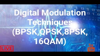 Digital Modulation Techniques BPSKQPSK8PSK amp 16QAM [upl. by Pawsner417]