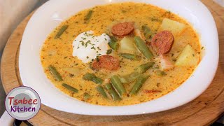 Hungarian green bean soup recipe [upl. by Derraj]