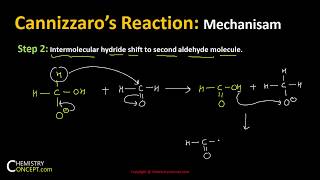 Cannizzaro Reaction and Mechanism  Name Reactions [upl. by Seavey953]