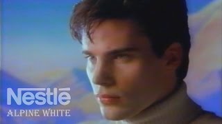 Nestlé Alpine White quotSweet Dreamsquot Commercial 1986  Maxfield Parrish [upl. by Mirak]