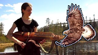 Nyckelharpa in the Swedish mountains  Fjällvråkens flykt Buzzard Polska [upl. by Connelley]