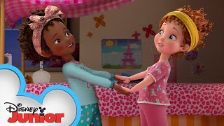 Sleepover Party  Fancy Nancy  disneyjr [upl. by Nalad]