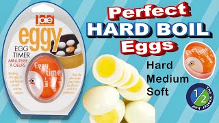 Perfect Hard Boiled Eggs Kitchen Gadget 🥚 Eggy by Joie Review [upl. by Aztiraj]