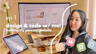 Building My Personal Website • Design amp Code With Me Ep 1  Day Of A Software Engineer amp Designer [upl. by Sanders143]