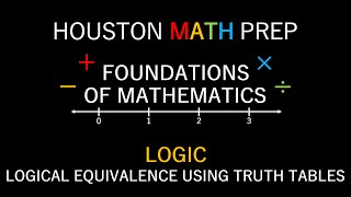 Logical Equivalence with Truth Tables [upl. by Michaeline576]