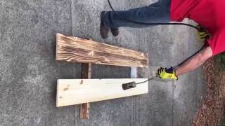 How To Do Burnt Wood Finish [upl. by Zachariah]