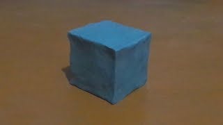 Como hacer un Cubo en plastilina  Tutorial fácil [upl. by Kcirederf831]