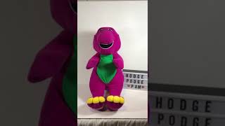 Talking amp Interactive Plush Barney [upl. by Weintrob]