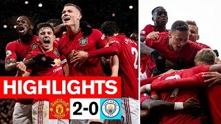 Martial amp McTominay fire the Reds to derby win  Manchester United 20 Man City  Premier League [upl. by Seilenna]