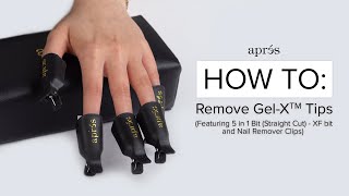 HOW TO Remove GelX Tips [upl. by Ringo]