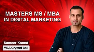 Masters MS MBA in Digital Marketing Best Courses Salary Jobs Careers Syllabus [upl. by Finkelstein461]