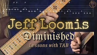 Jeff Loomis  Diminished Scale Sweeping amp Tapping Lesson [upl. by Watt]