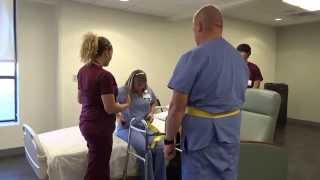 Physical Therapy Transfer Training  How To Transfer From Wheelchair To Bed [upl. by An]