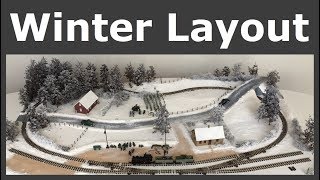 Making a Winter Layout in H0e Scale [upl. by Alien]