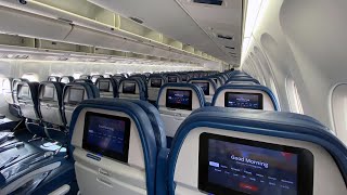 Interior of a Delta Airlines Boeing 767300ER [upl. by Irem877]