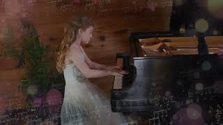 Charlotte 8 plays Bach Fughetta in E Minor BWV 900 [upl. by Kylynn]