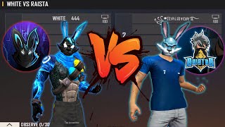 WHITE 444 VS RAISTAR  1V1 INDIAN ONE TAP KING VS MENA ONE TAP KING  THE MOST DANGEROUS ROOM [upl. by Anahsed]