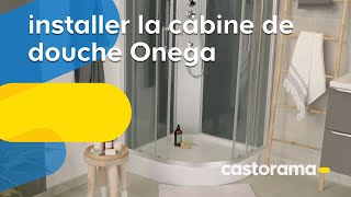 Comment installer la cabine de douche Onega Goodhome  Castorama [upl. by Iney906]