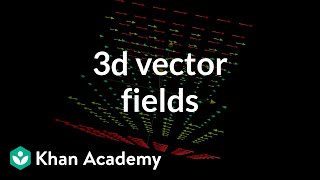 3d vector fields introduction  Multivariable calculus  Khan Academy [upl. by Neb]