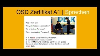 ÖSD A1 Sprechen  ÖSD Speaking Exam A1 [upl. by Acysej938]