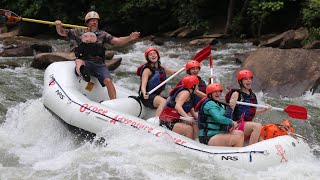 Middle Ocoee River Rafting Family Vacation Highlights [upl. by Dippold469]