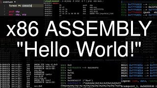 x86 Assembly Hello World [upl. by Wesla514]