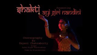 Ayi giri nandini  Sayani Chakraborty choreography [upl. by Prima625]