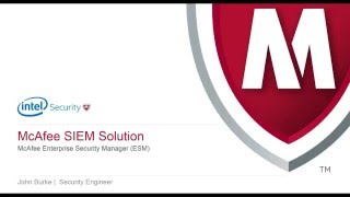 Intel Security SIEM webinar [upl. by Bysshe]