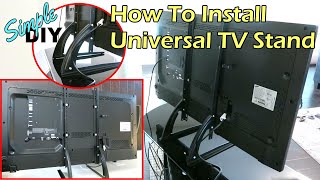 How To Install Universal TV Stand [upl. by Ashleigh500]