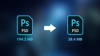 10 Quick Ways to Reduce Photoshop File Size [upl. by Candless673]