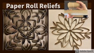 Paper Roll Relief Sculpture [upl. by Scharf165]