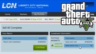 GTA 5  How to Make Money Using The Stock Market Guide GTA V [upl. by Jemmie]